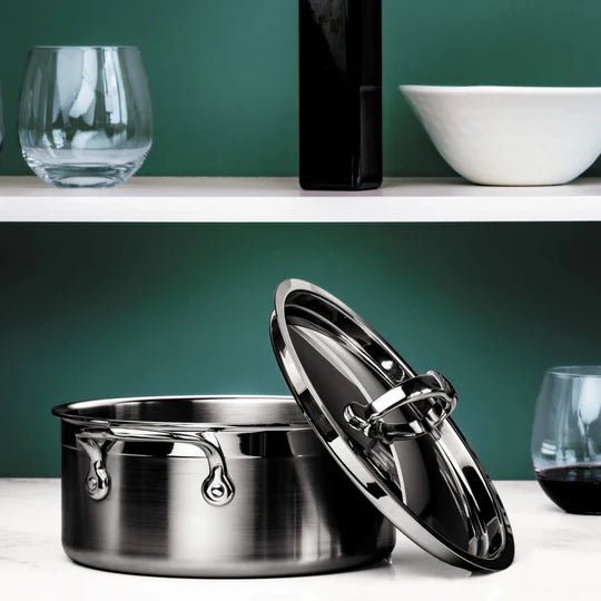 Hestan ProBond Stainless Steel Soup Pot – 20cm 2.8L - Mustard
