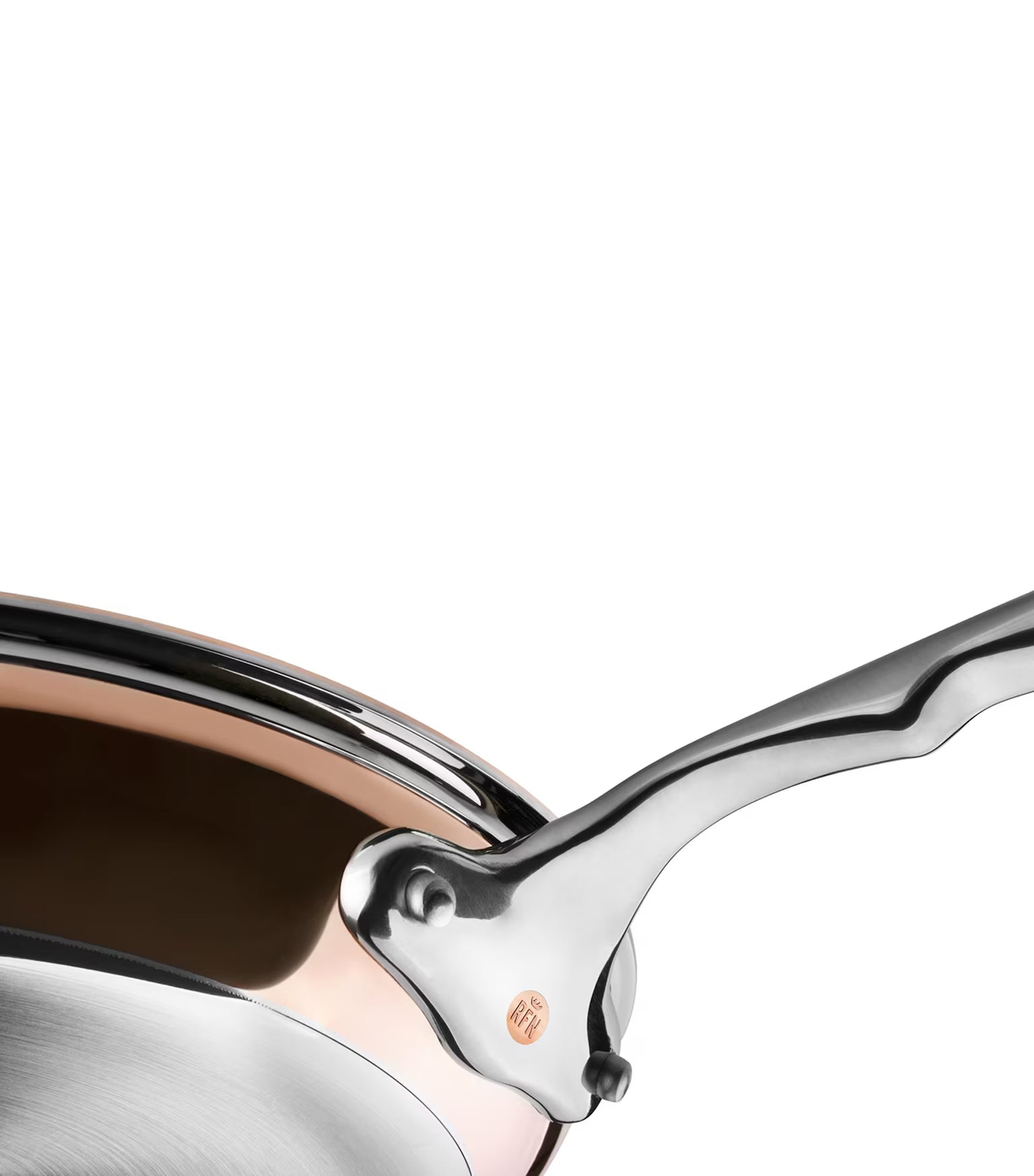 Ruffoni Con Classe Copper Skillet – 30cm Stainless Steel Lined - Mustard