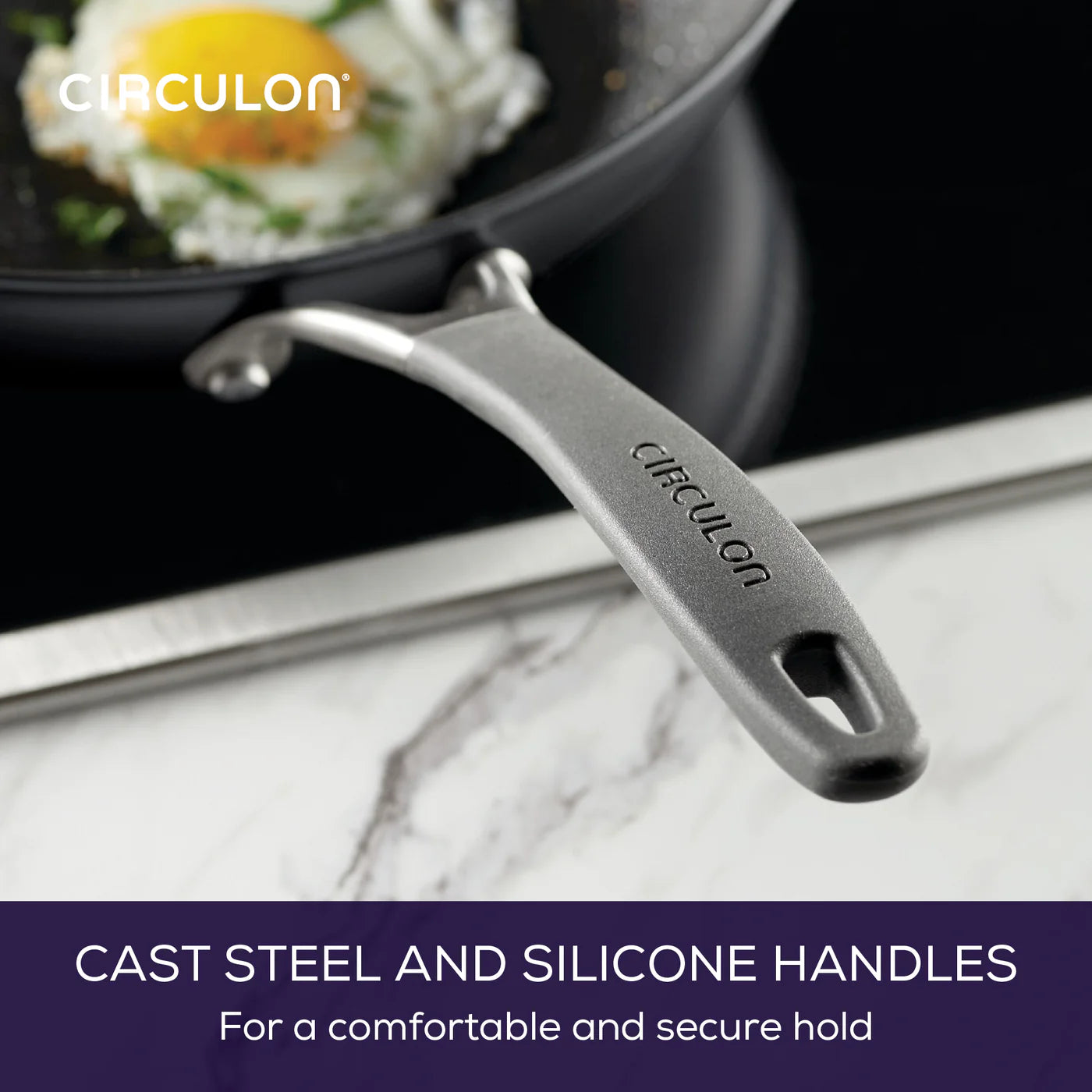 Circulon ScratchDefense 5 Piece Cookware Set – Non-Stick Induction Suitable - Mustard