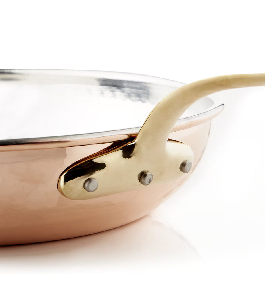 Ruffoni Historia Copper Skillet – Tin Lined, Handcrafted in Italy - Mustard
