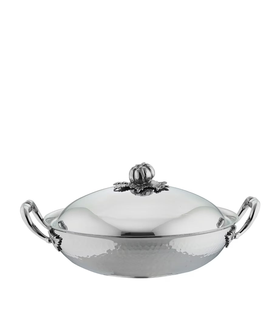 Ruffoni Opus Prima Covered Bowl Pan – 30cm 4.5L Stainless Steel - Mustard