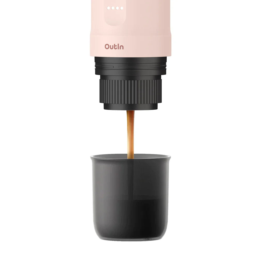 OutIn Nano Portable Espresso Machine (Rose Quartz) x BCRF Gift Set - Mustard