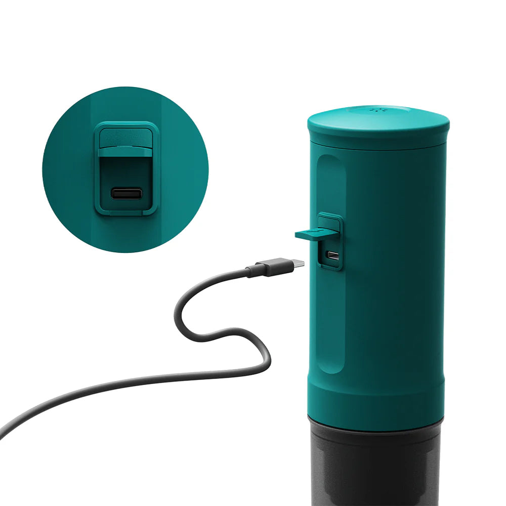 OutIn Nano Portable Espresso Machine – OutIn Teal - Mustard