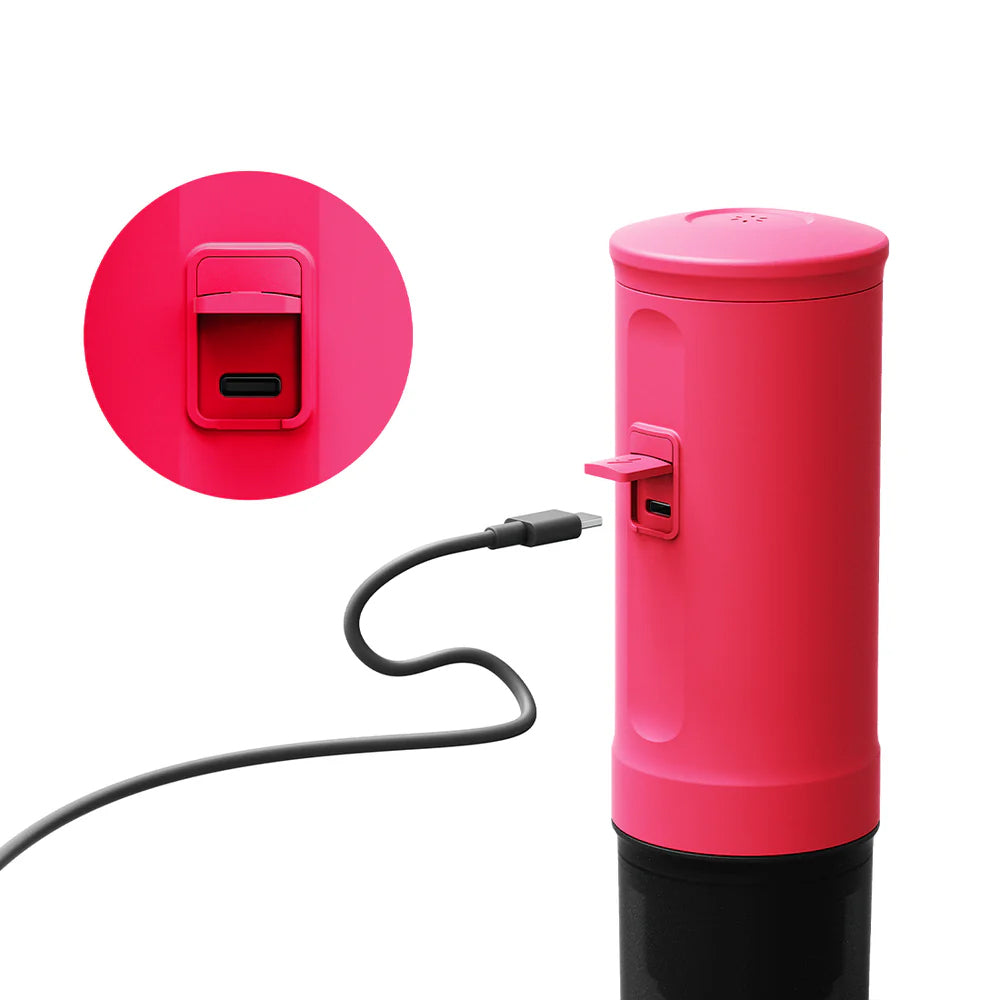 OutIn Nano Portable Espresso Machine – Fuchsia Pink - Mustard