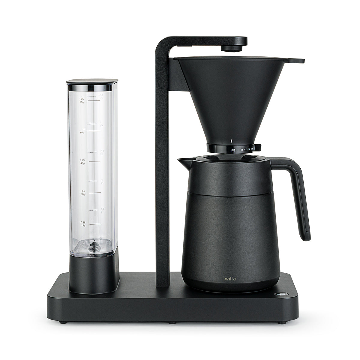 Wilfa Performance Thermo Coffee Maker and Svart Coffee Grinder (Silver) Bundle - Mustard