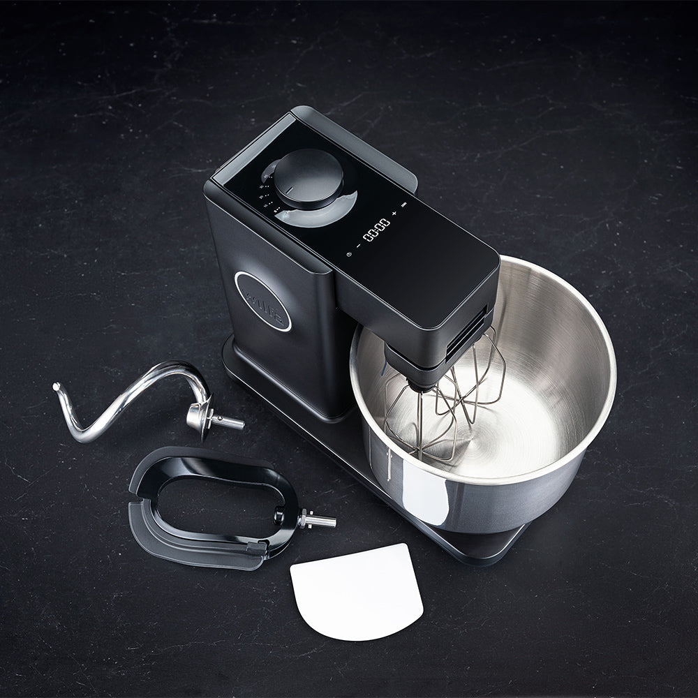 Wilfa ProBaker Timer Stand Mixer – Black - Mustard