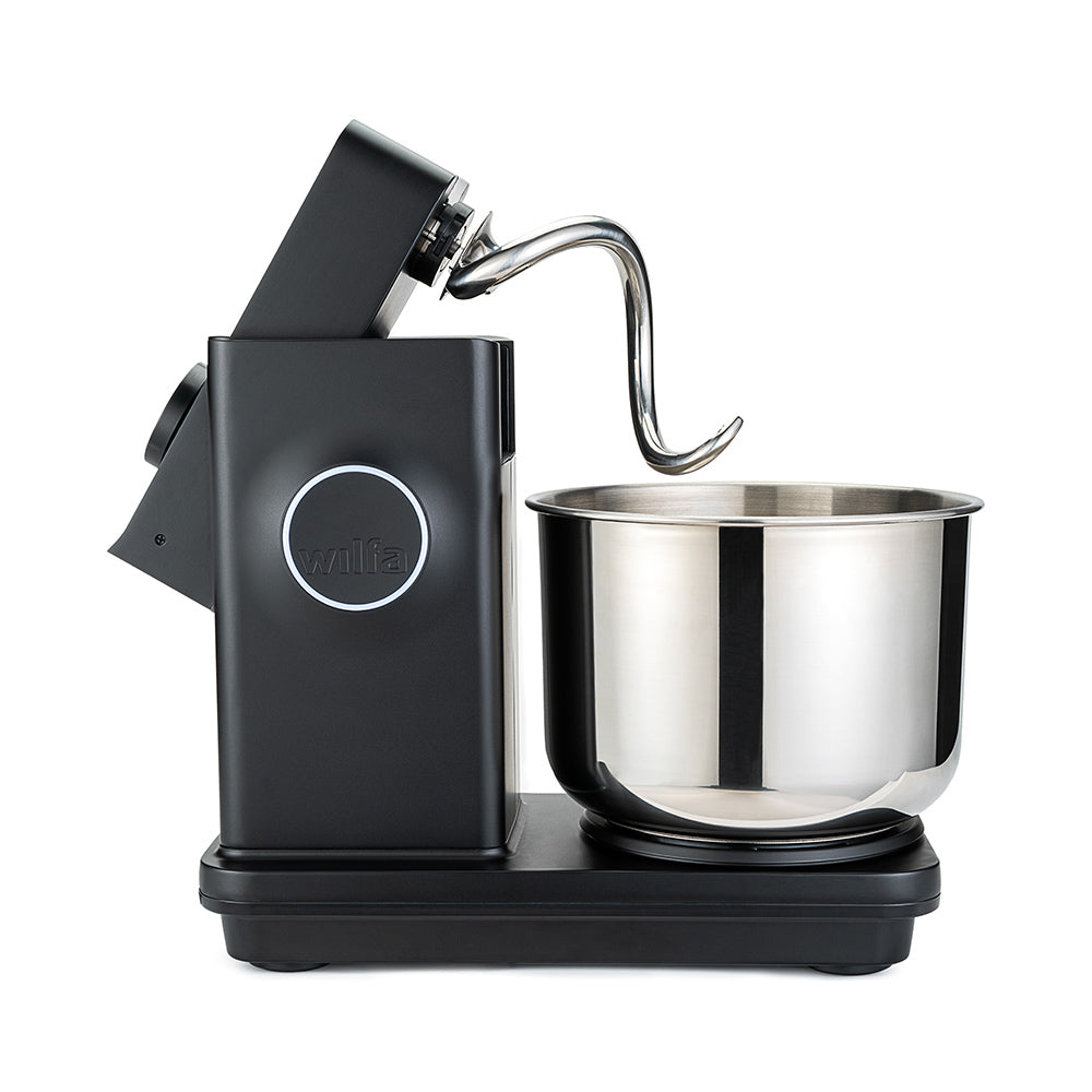 Wilfa ProBaker Timer Stand Mixer – Black - Mustard
