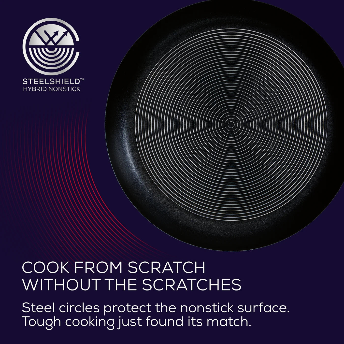 Circulon C Series Saucepan with Lid – 16cm or 20cm Stainless Steel - Mustard