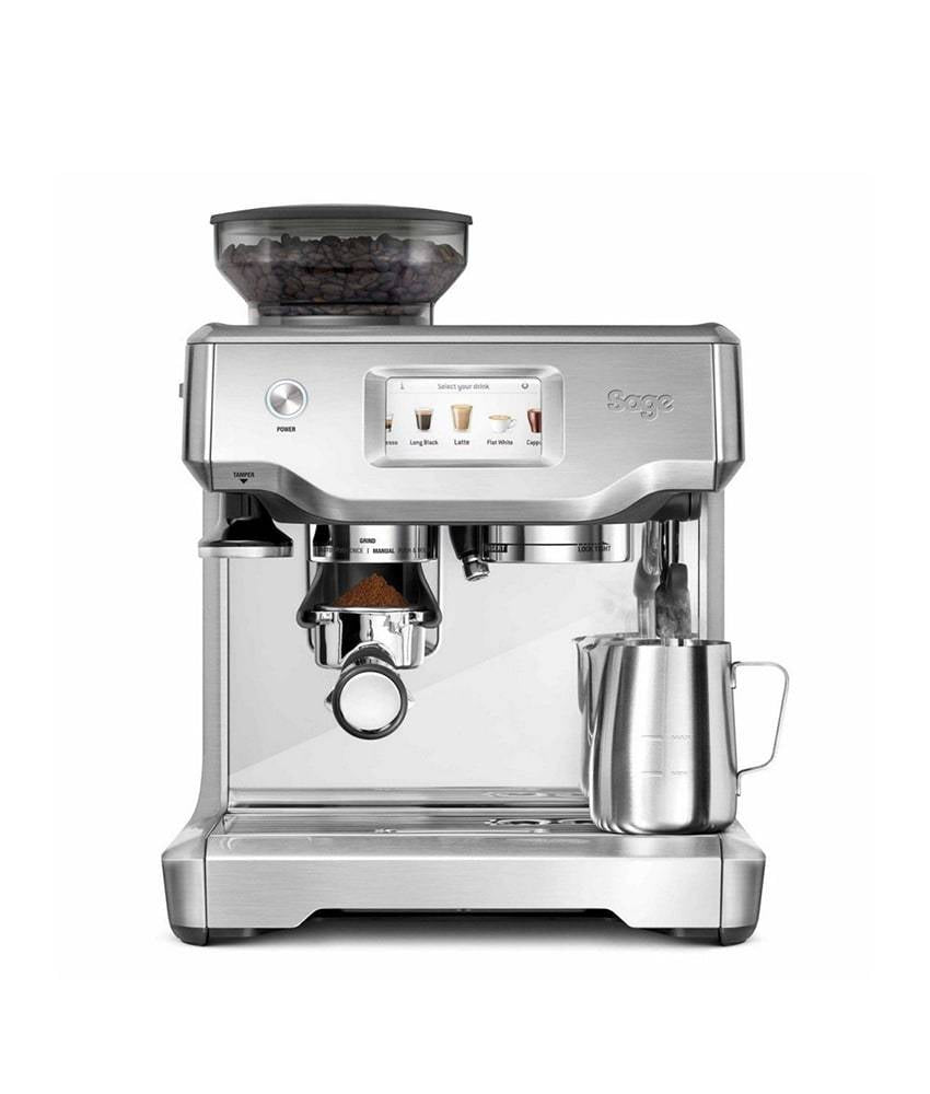 Sage The Barista Touch Espresso Machine – Brushed Stainless Steel - Mustard