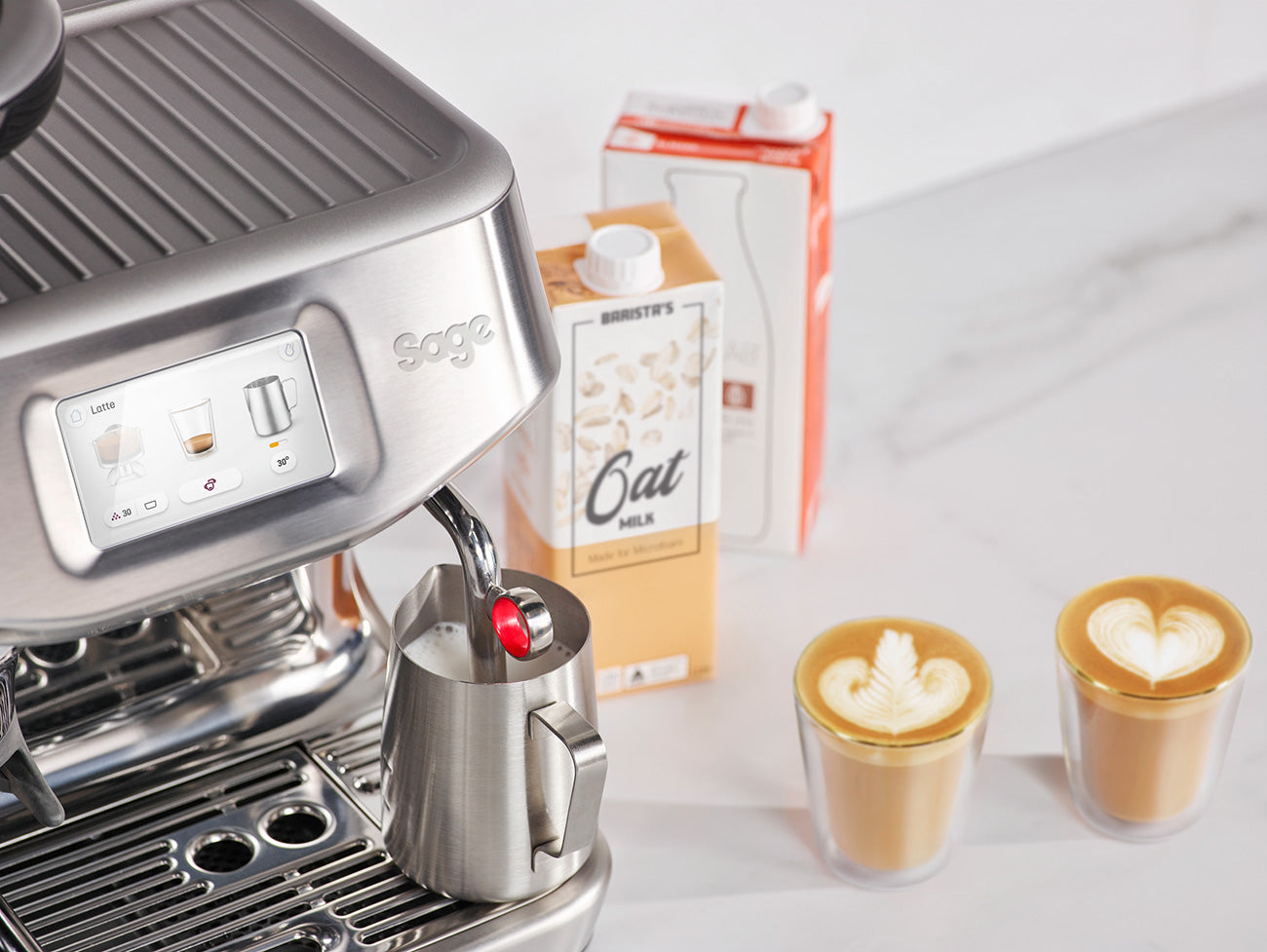 Sage Barista Touch Impress Espresso Machine - Mustard