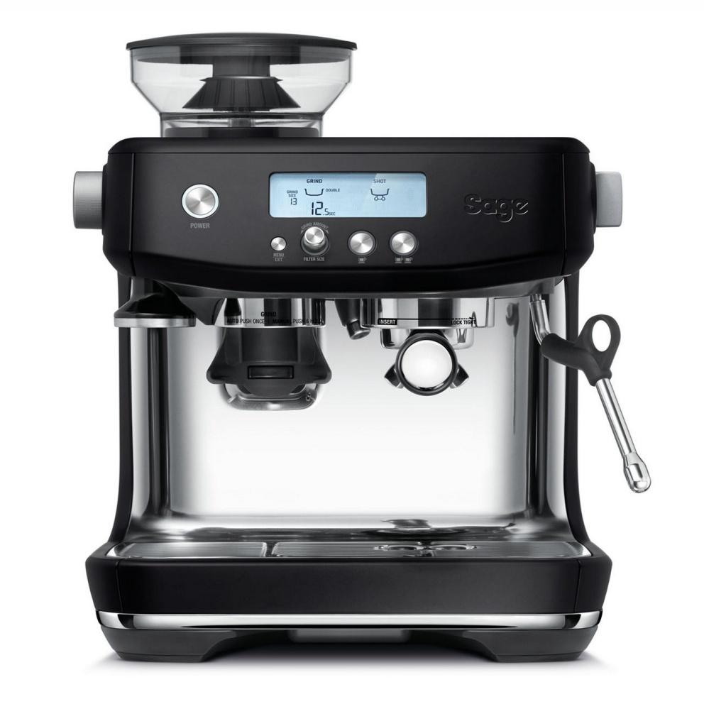 Sage The Barista Pro Espresso Machine – Black Truffle - Mustard