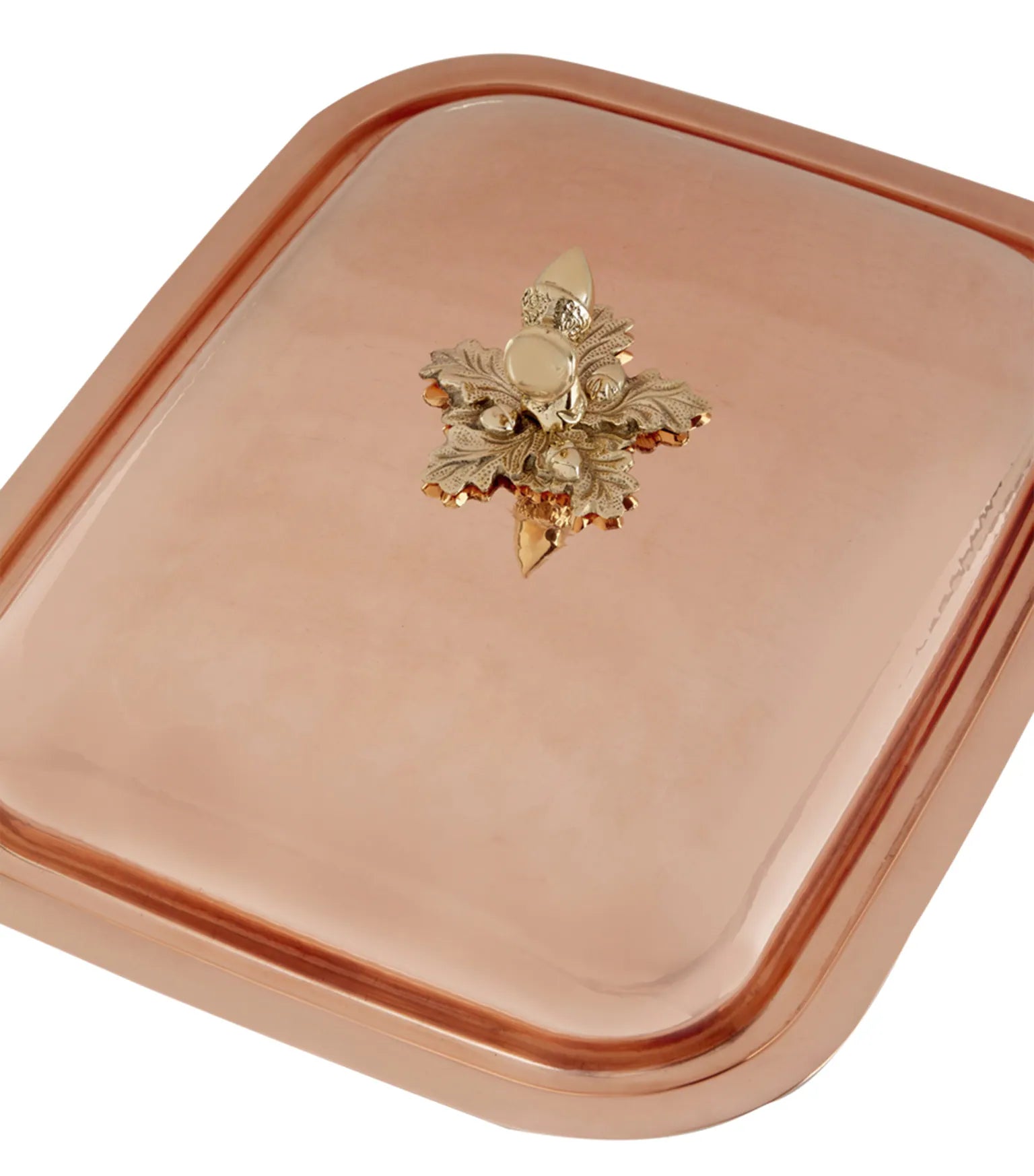 Ruffoni Historia Covered Roasting Pan – 36cm 5.25L Copper - Mustard
