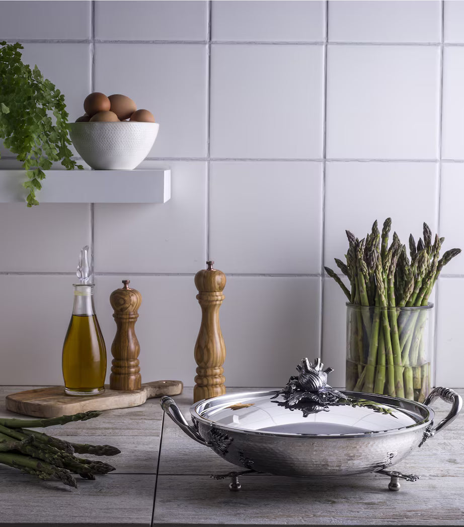 Ruffoni Opus Prima Covered Gratin Dish – 30cm 3.5L Stainless Steel - Mustard
