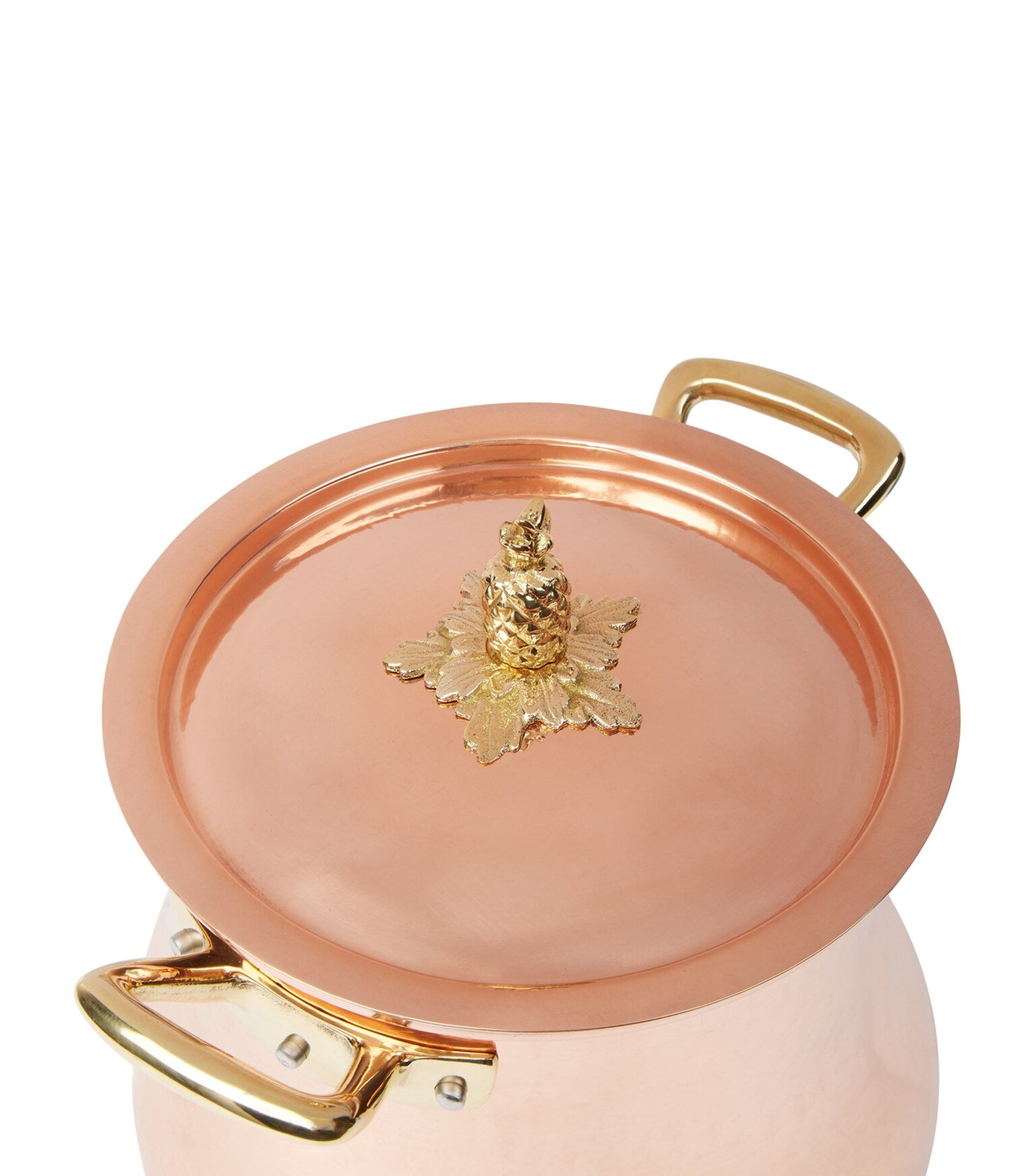 Ruffoni Historia Tall Belly Pot with Lid – 18cm 3L Copper - Mustard