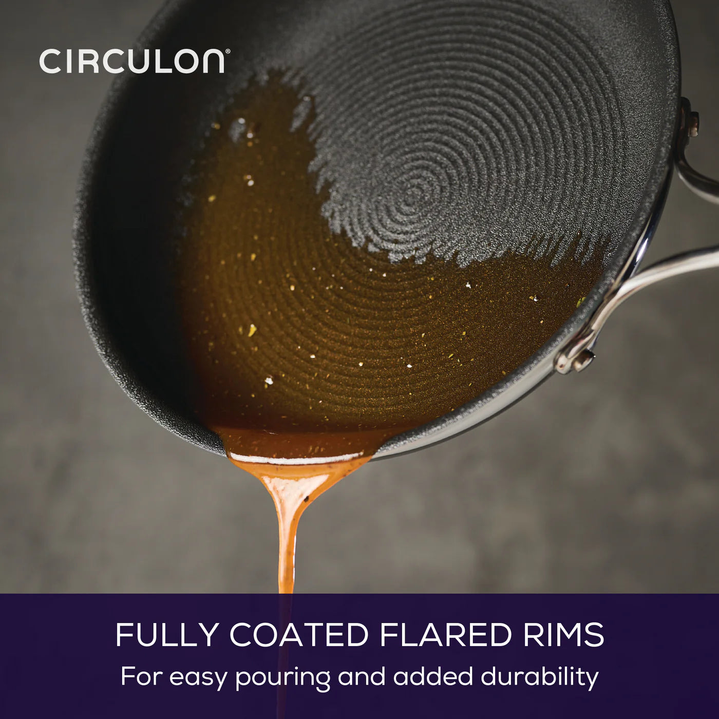 Circulon Clad Series Skillet – 25cm Stainless Steel Non-Stick - Mustard