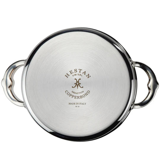 Hestan CopperBond Soup Pot with Lid – 20cm 2.8L Copper Core - Mustard