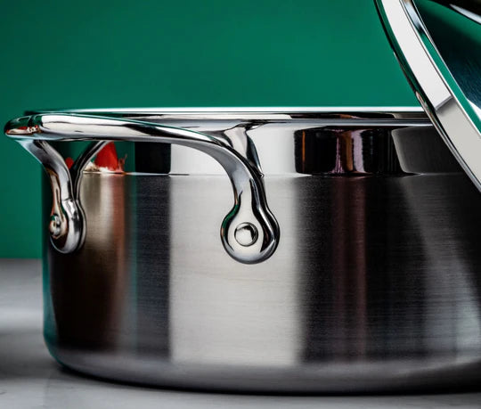 Hestan ProBond Stainless Steel Soup Pot – 20cm 2.8L - Mustard