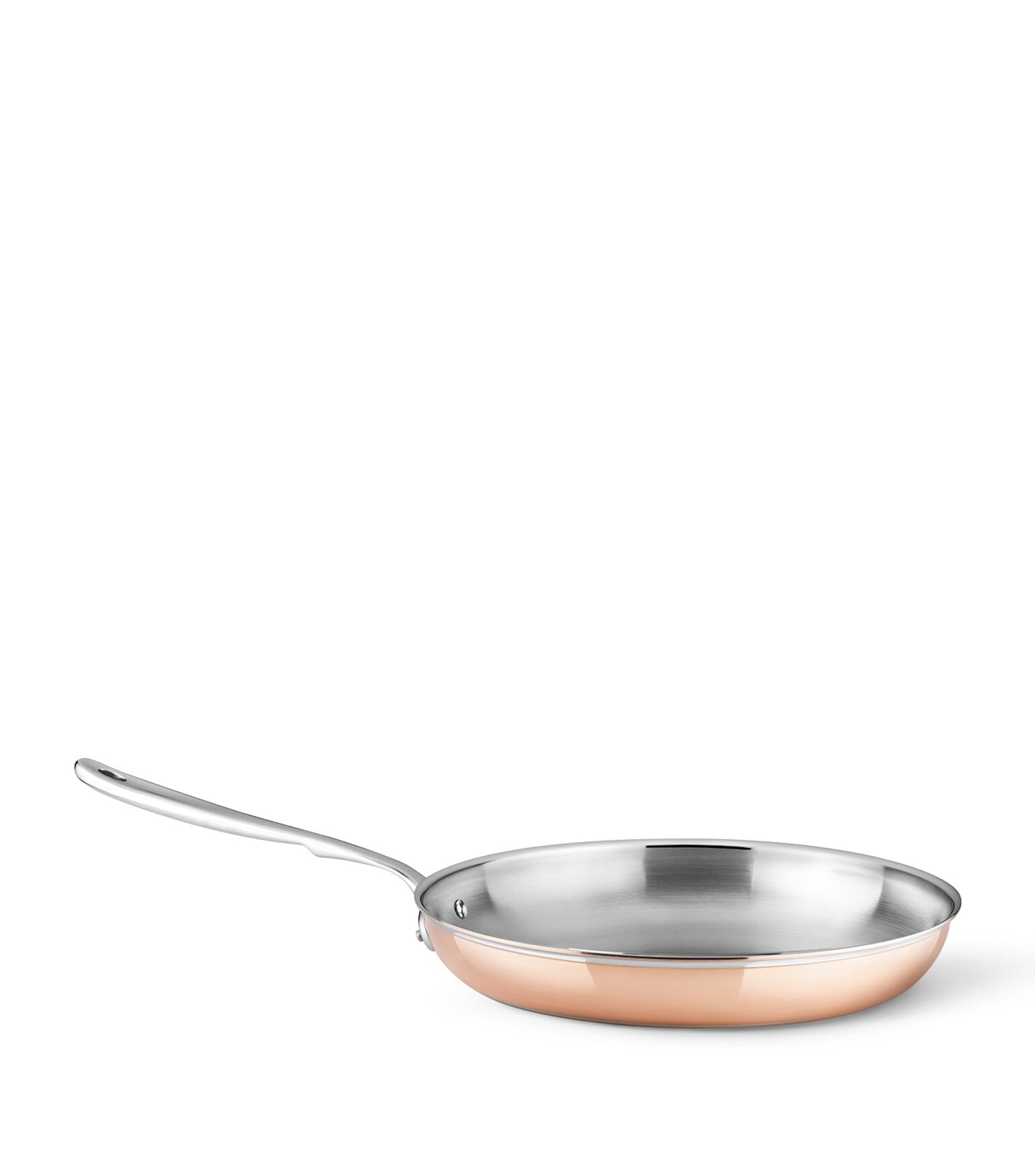 Ruffoni Con Classe Copper Skillet – 30cm Stainless Steel Lined - Mustard