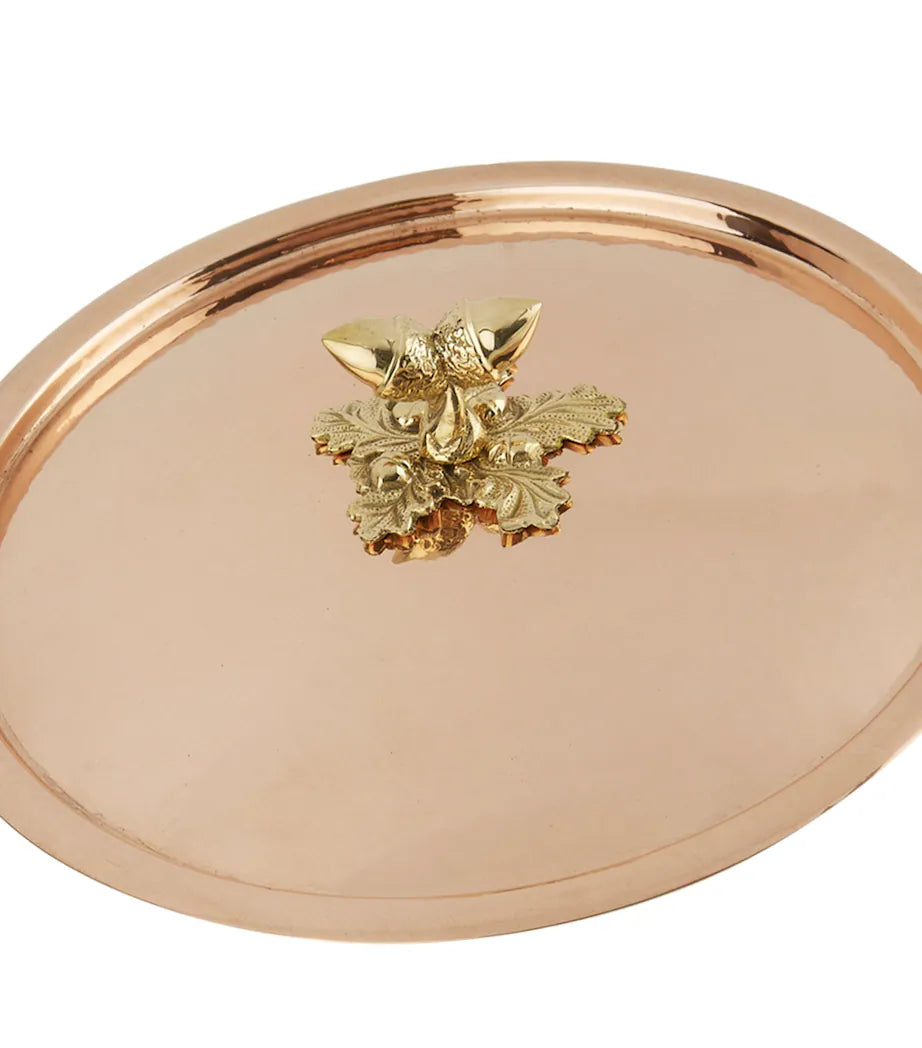 Ruffoni Historia Covered Braiser – 28cm 6L Copper - Mustard