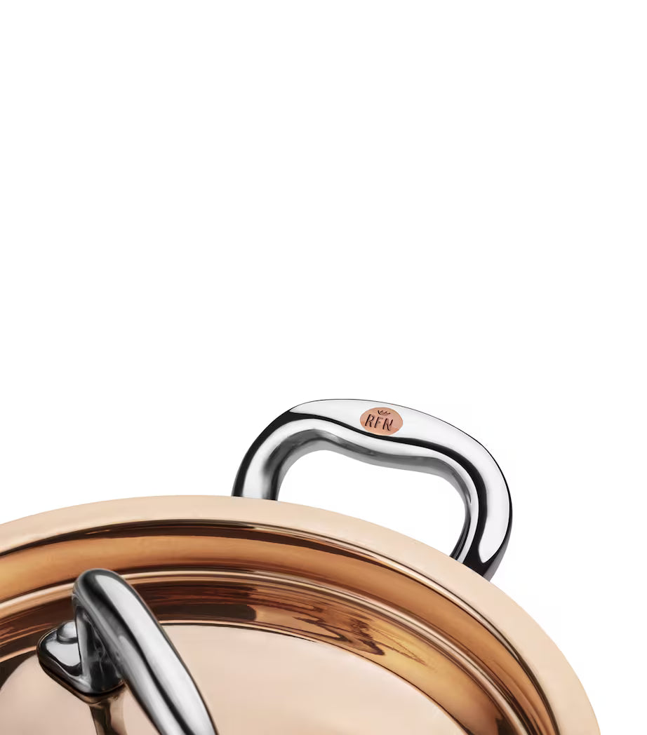 Ruffoni Con Classe Copper Casserole with Lid – Stainless Steel Lined - Mustard
