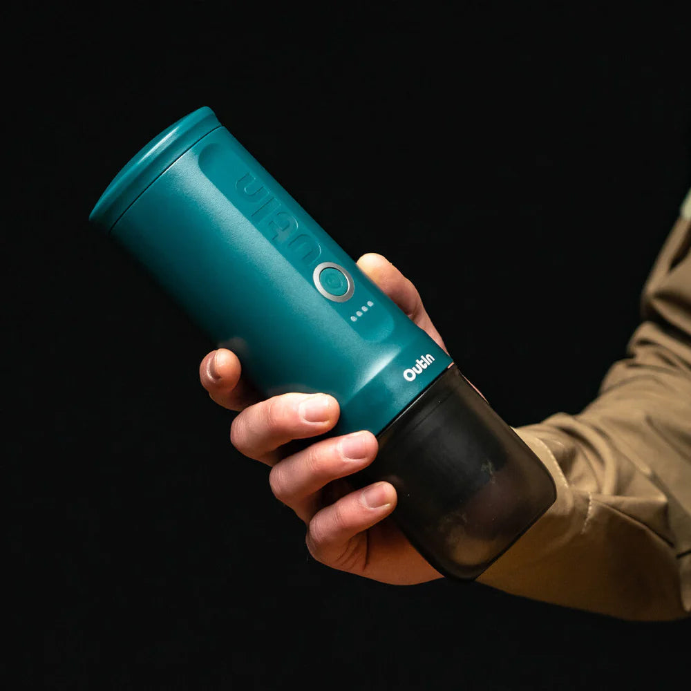 OutIn Nano Portable Espresso Machine – OutIn Teal - Mustard