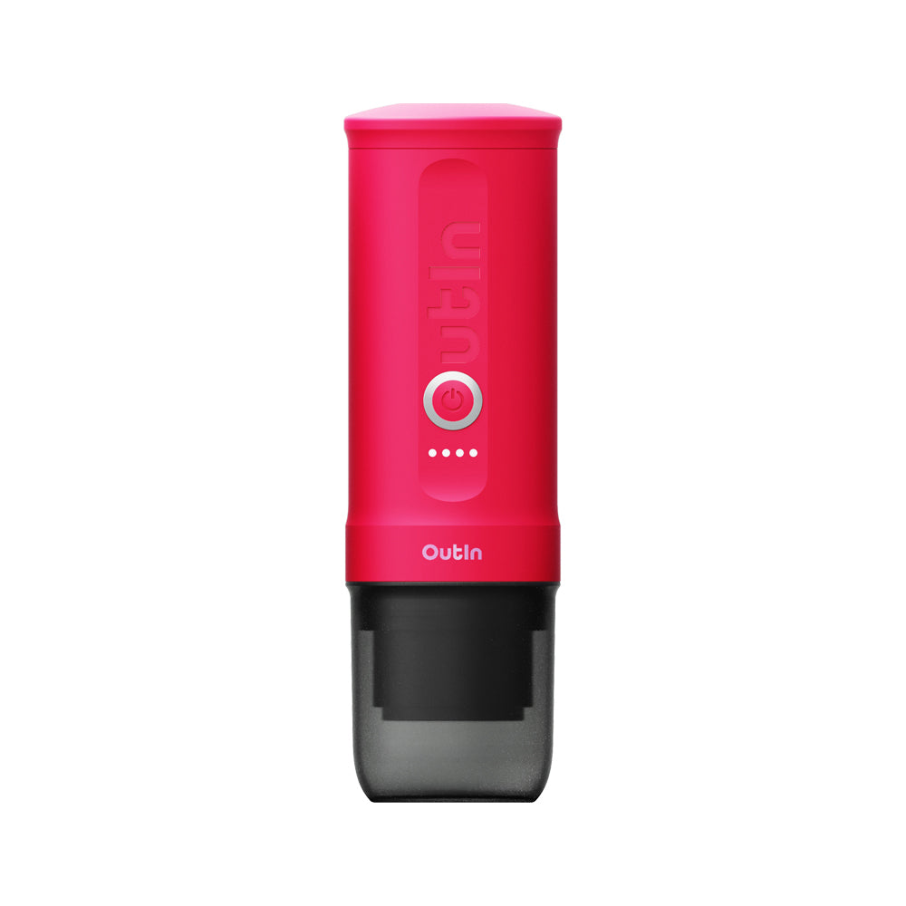 OutIn Nano Portable Espresso Machine – Fuchsia Pink - Mustard