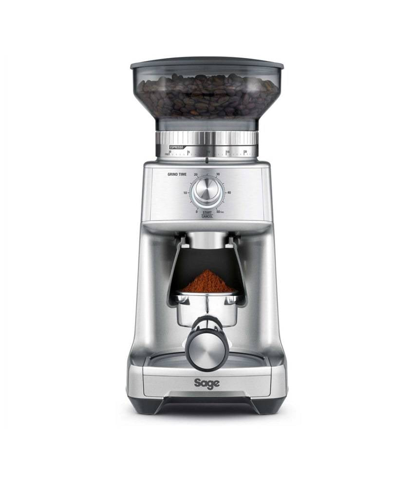 Sage The Dose Control Pro Coffee Grinder Silver - Mustard