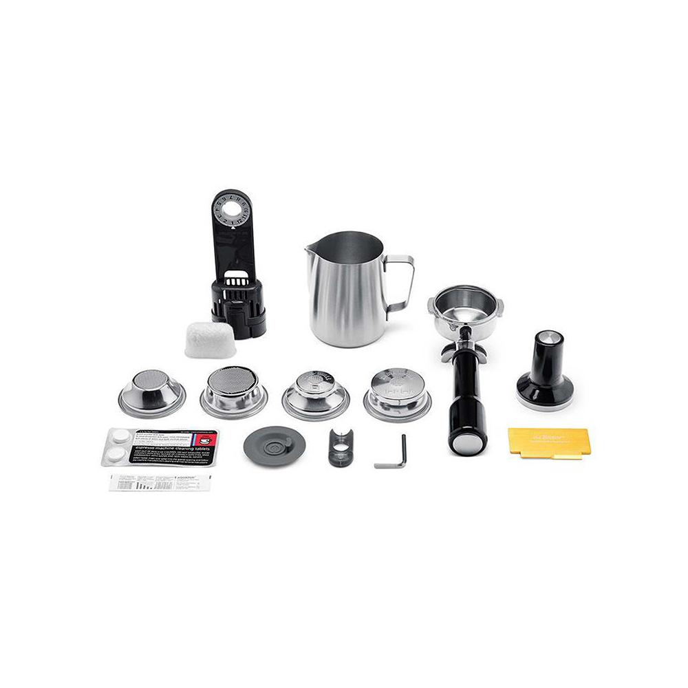 Sage The Dual Boiler™ Espresso Machine - Silver - Mustard