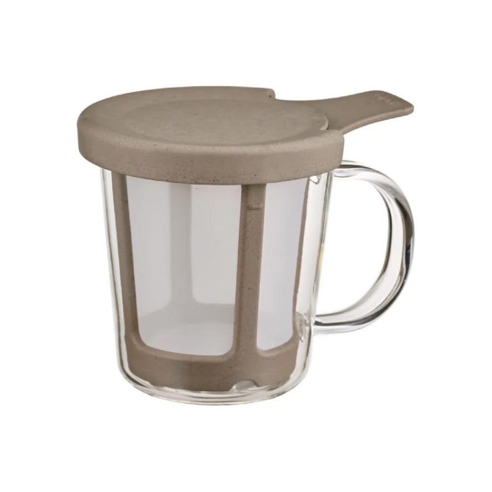 Comandante X25 Trailmaster Dune and Hario BATON Series One-Cup Coffee Maker Bundle - Mustard