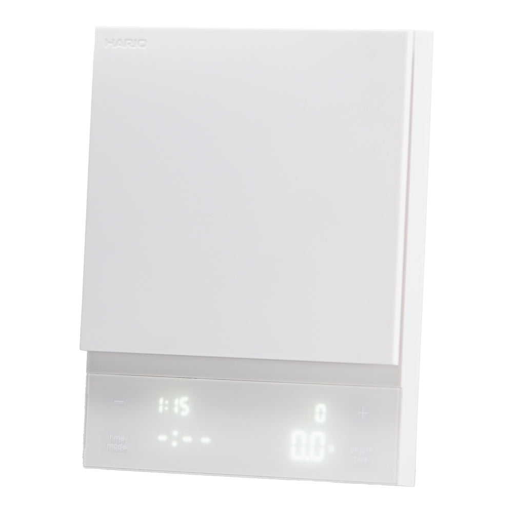 Hario Polaris Coffee Scale (White) - Mustard