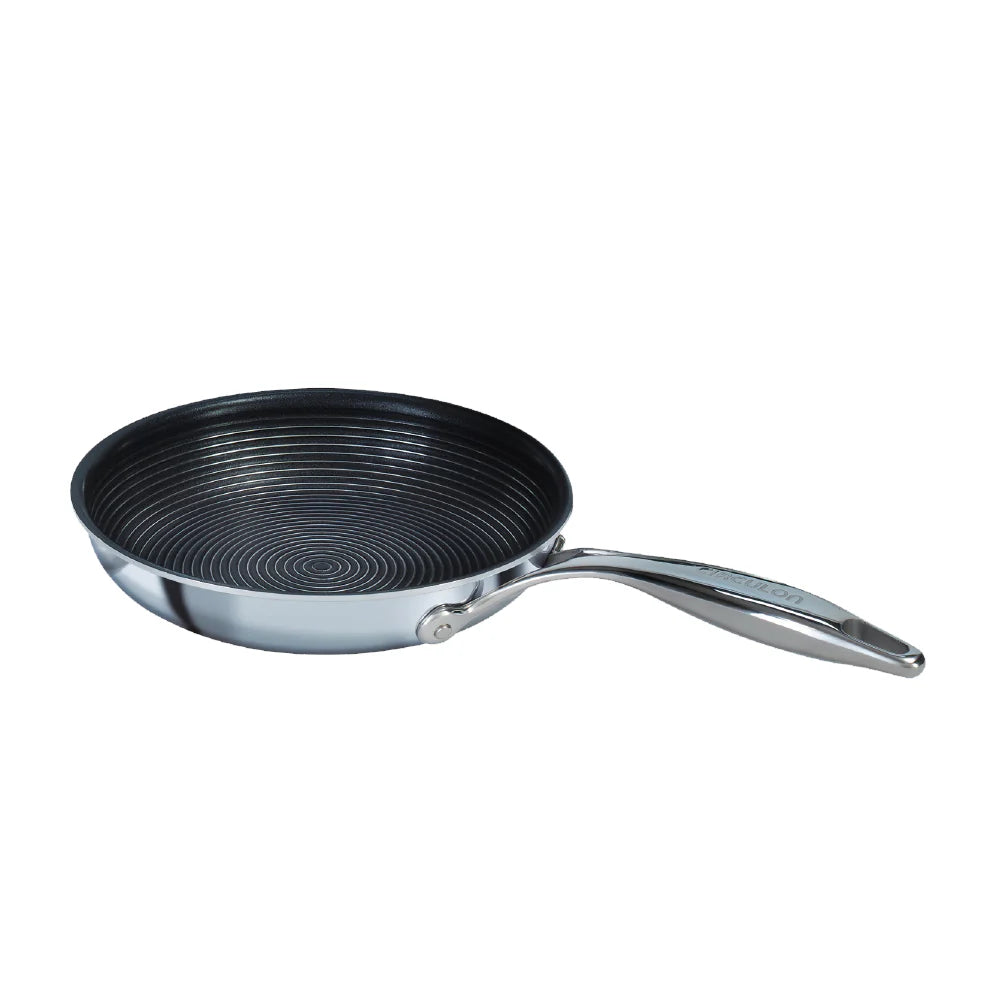 Circulon SteelShield Open Skillet with Helper Handle – 32cm Stainless Steel - Mustard