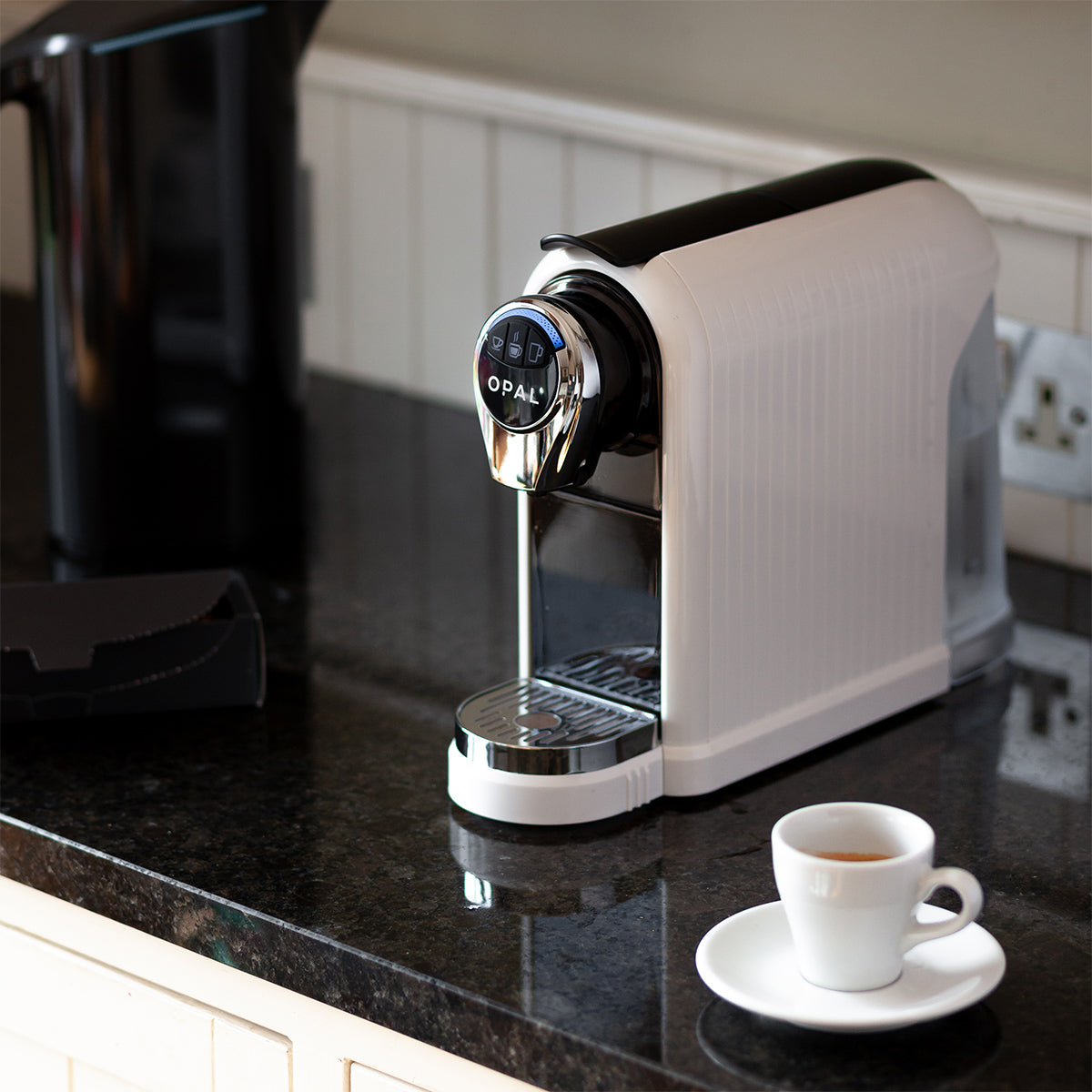 OPAL One Coffee Pod Machine (White) - Mustard