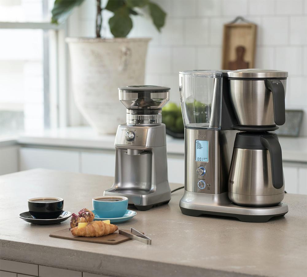 Sage The Dose Control Pro Coffee Grinder Silver - Mustard