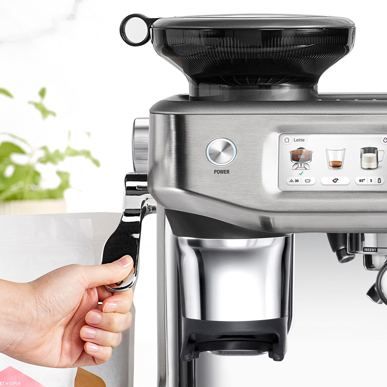 Sage Barista Touch Impress Espresso Machine - Mustard