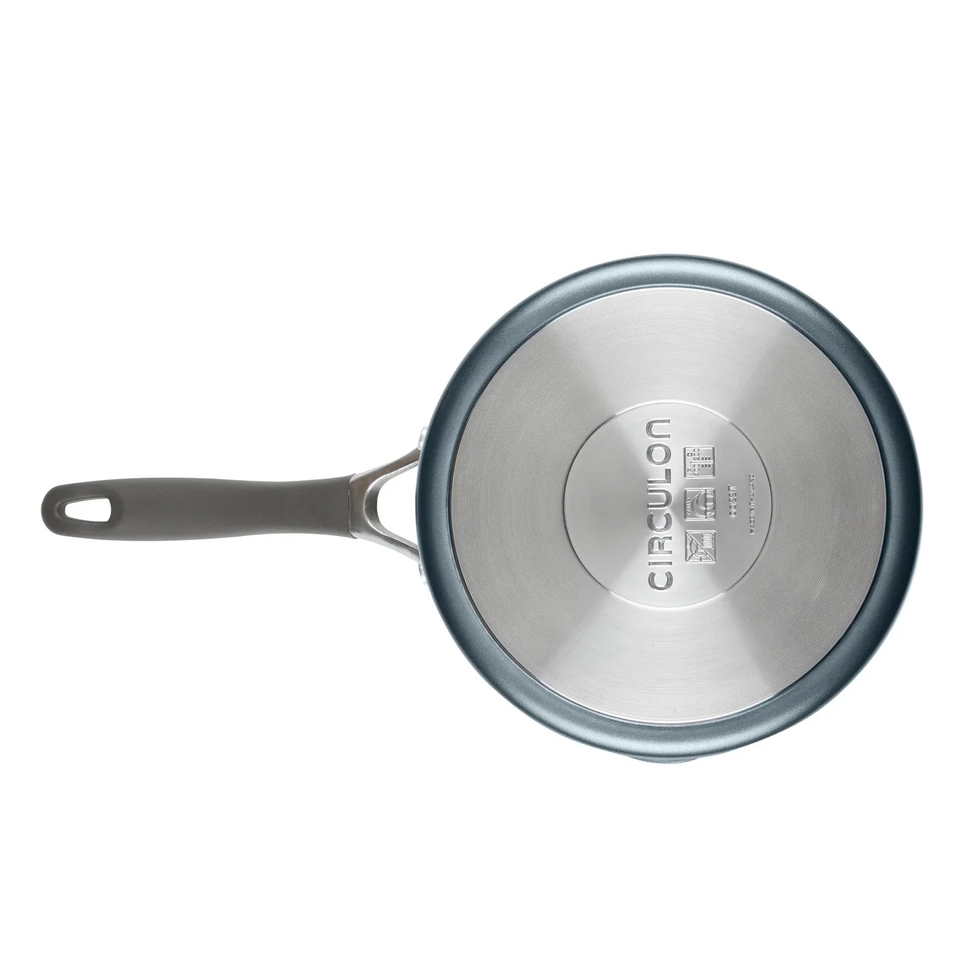 Circulon A1 Straining Saucepan with Lid – 16cm or 18cm Non-Stick - Mustard