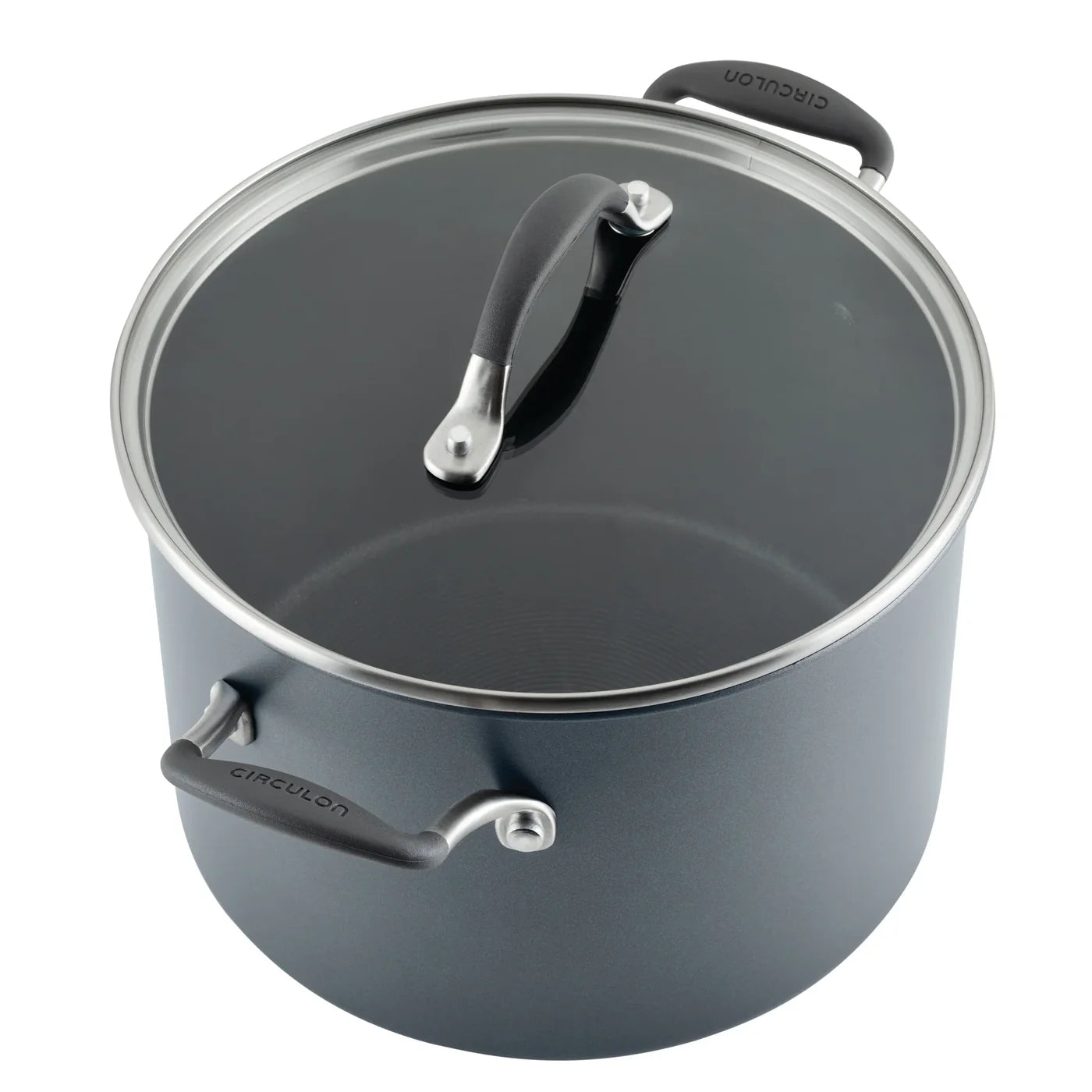 Circulon ScratchDefense Stockpot with Lid – 24cm 7.6L Non-Stick - Mustard