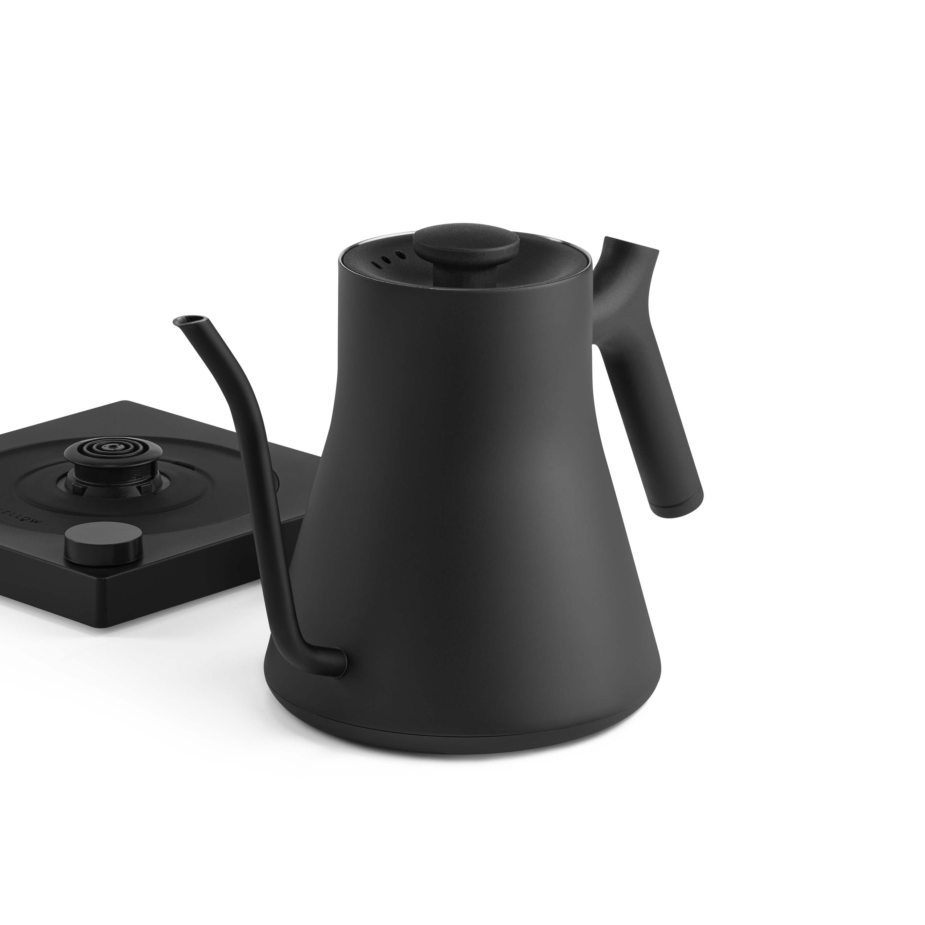 Fellow Stagg EKG PRO Electric Kettle - Matte Black - Mustard