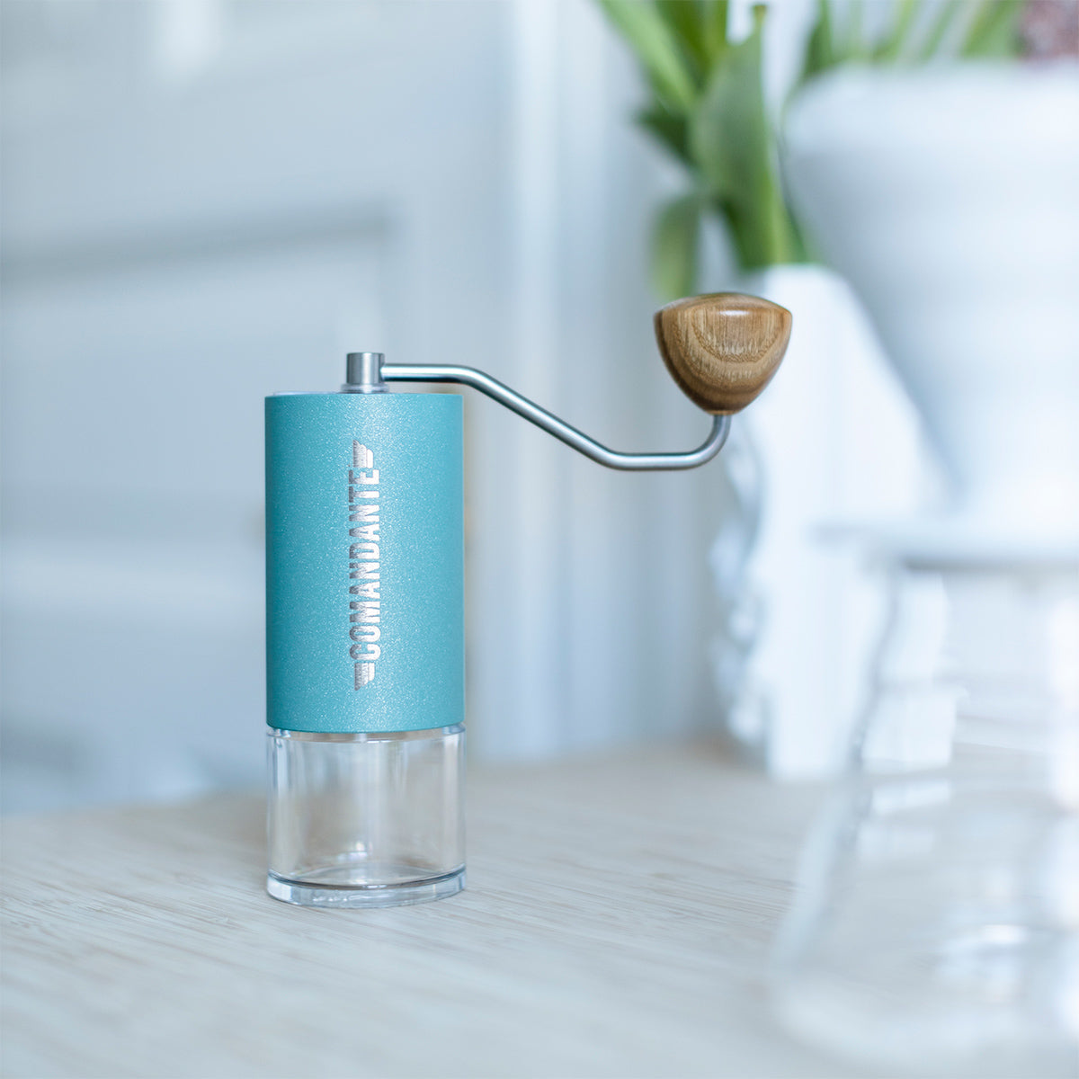 Comandante C40 Nitro Blade Coffee Grinder MK4 (Alpine Lagoon) - Mustard