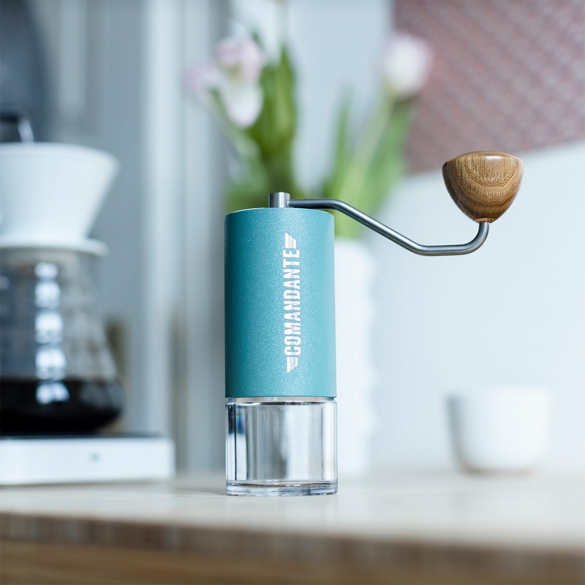 Comandante C40 Nitro Blade Coffee Grinder MK4 (Alpine Lagoon) - Mustard