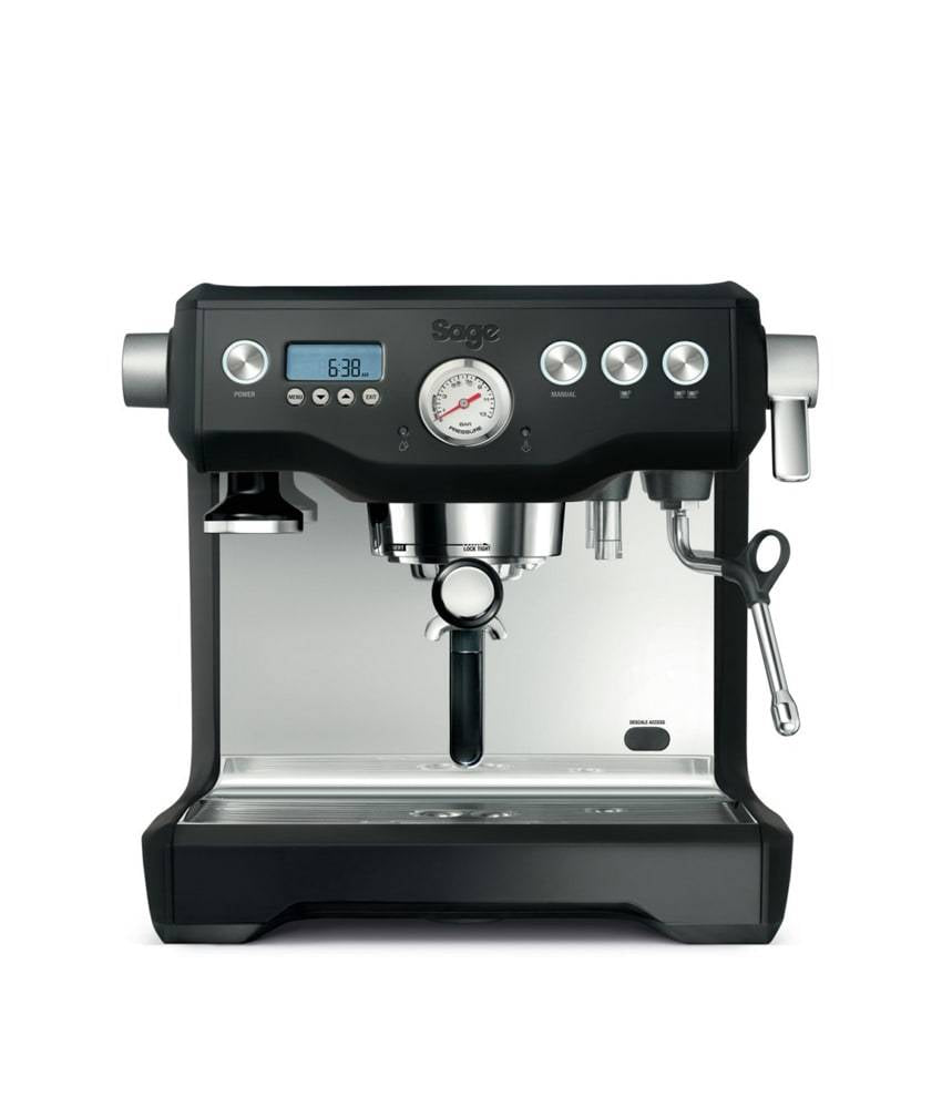 Sage The Dual Boiler™ Espresso Machine – Black Truffle - Mustard