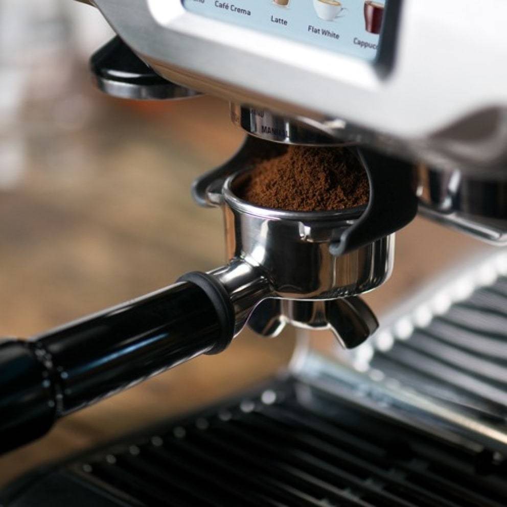 Sage The Barista Touch Espresso Machine – Brushed Stainless Steel - Mustard